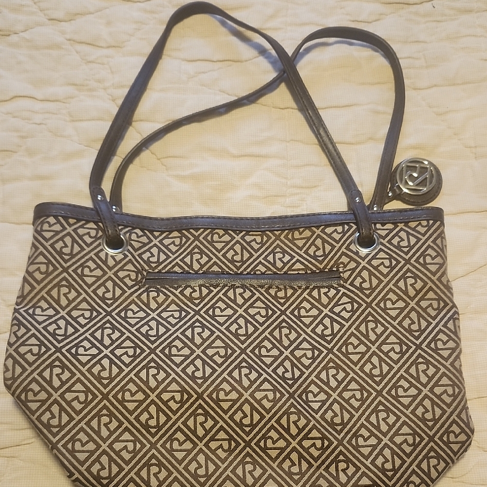 Relic Brand Stylish Brown Patterned Tote Bag. EUC